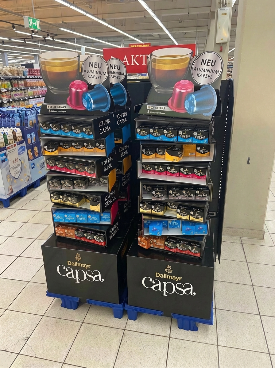 Dallmayr Vloerdisplay Capsa - Holbox Shop Direct Dallmayr Vloerdisplay Capsa - Holbox Shop Direct