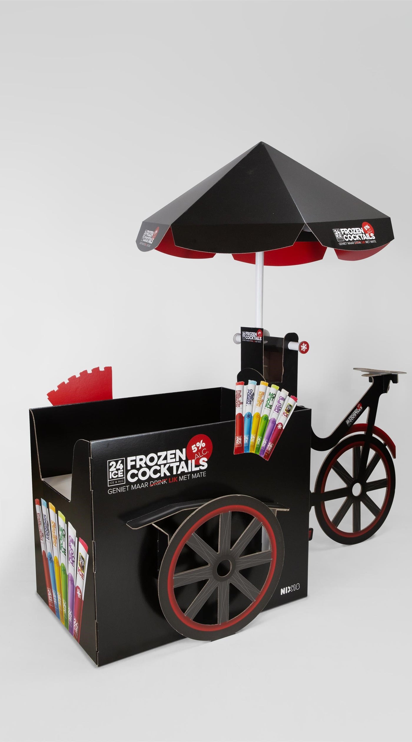 Kartonnen bakfiets - 24 ICE - Holbox Shop Direct Kartonnen bakfiets - 24 ICE - Holbox Shop Direct