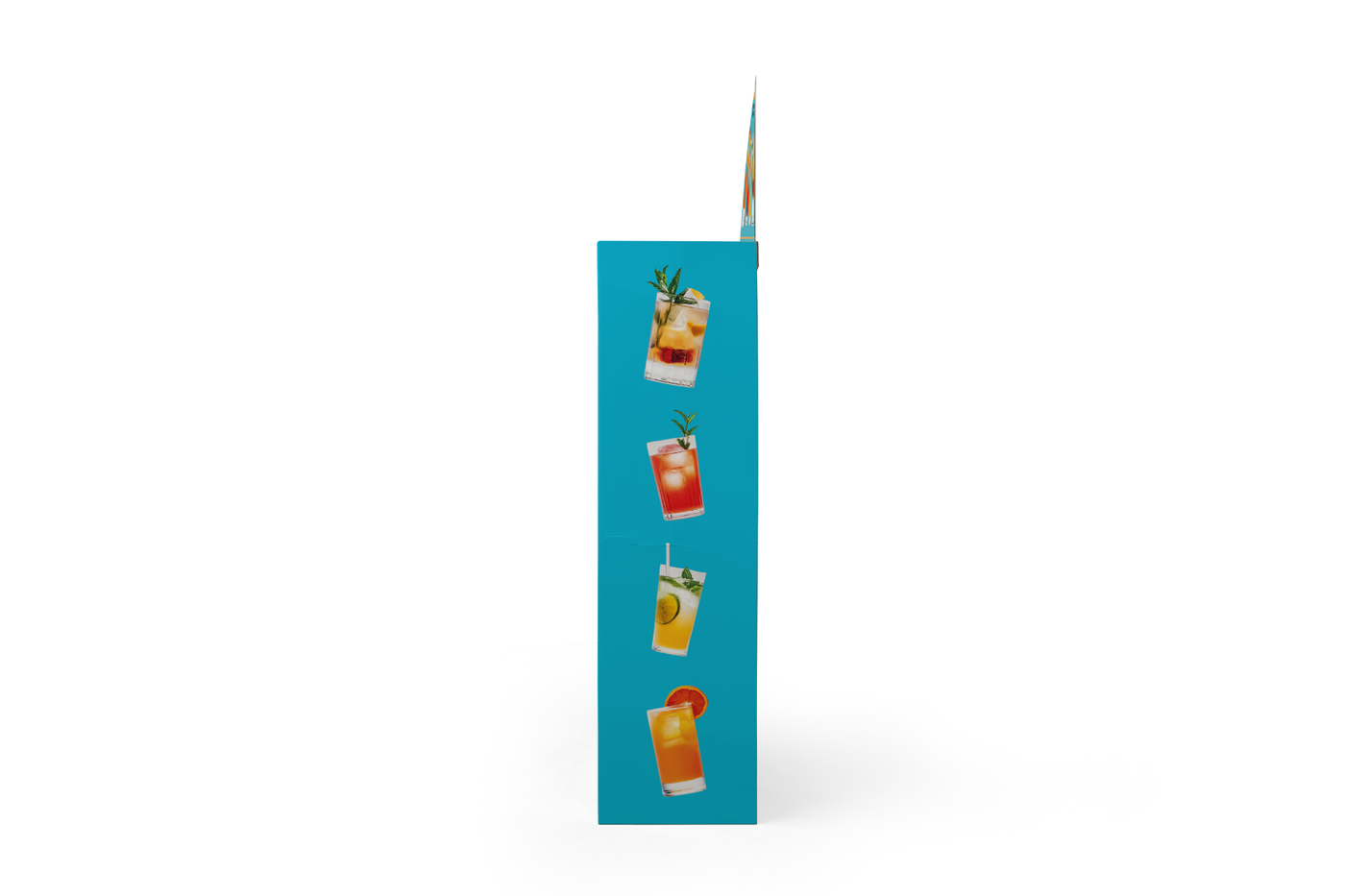 Foldable Shop Display widok z prawej strony Foldable Shop Display widok z prawej strony